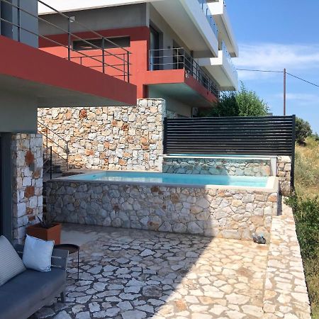 Seaview Maisonette Schinias Bagian luar foto