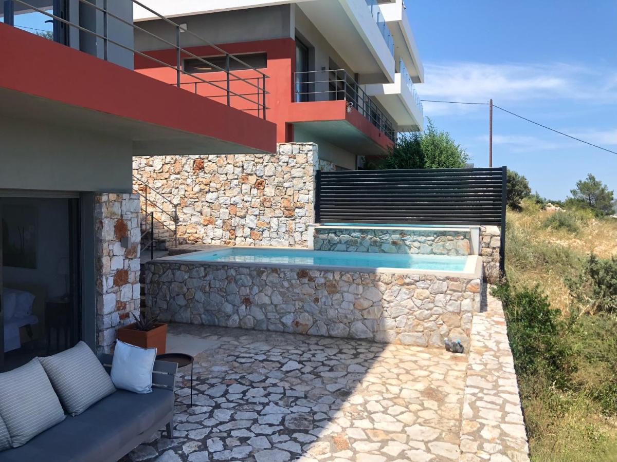 Seaview Maisonette Schinias Bagian luar foto
