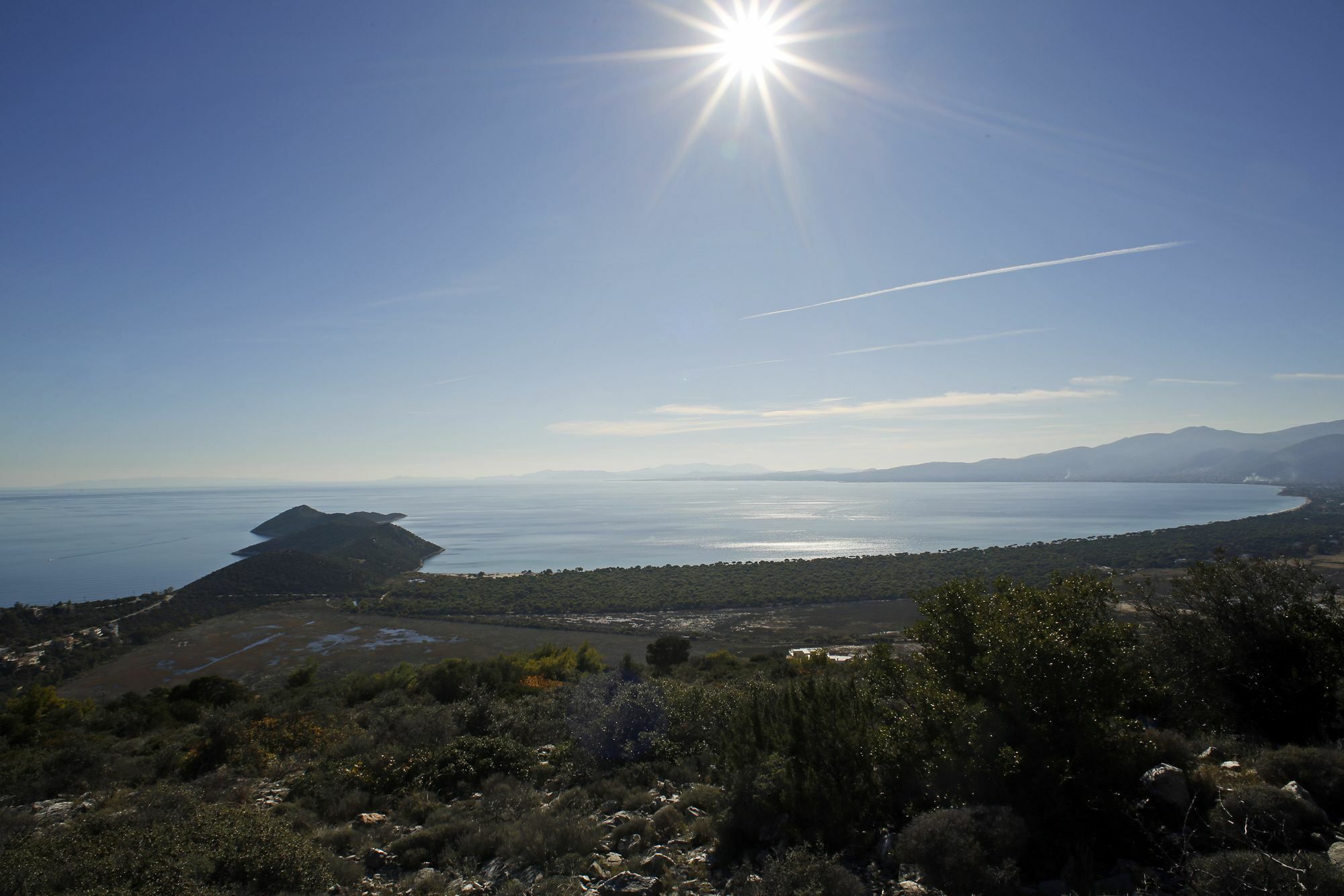 Seaview Maisonette Schinias Bagian luar foto
