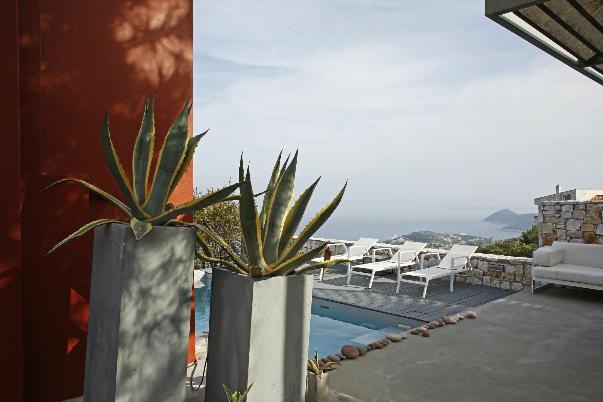 Seaview Maisonette Schinias Bagian luar foto