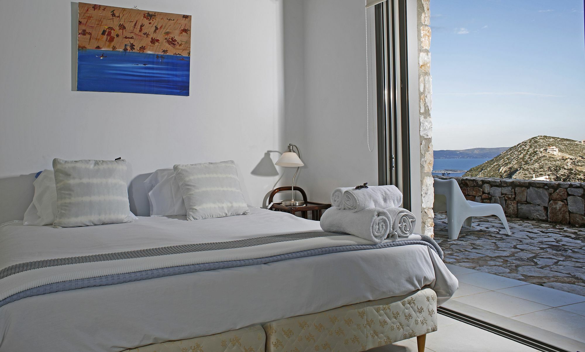 Seaview Maisonette Schinias Bagian luar foto