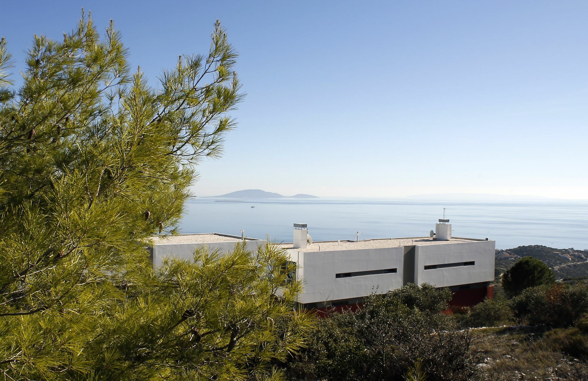 Seaview Maisonette Schinias Bagian luar foto